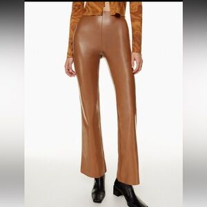 Aritzia Wilfred Leather Pants